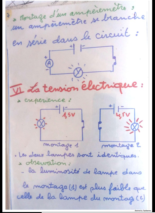 suite du cours : le courant électrique  Prof: BENAINI C35