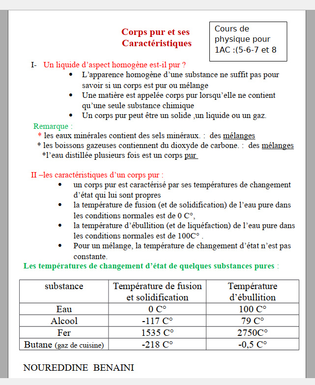 Corps pur et ses Caractéristiques Nouvel14