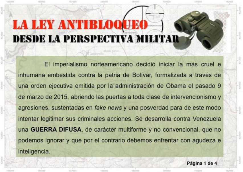 NOTICIAS DE LA FUERZA ARMADA NACIONAL BOLIVARIANA  Screen57