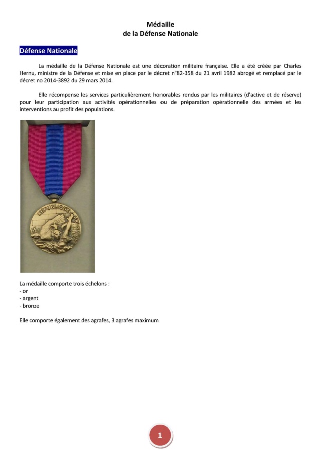 Médaille de la Défense Nationale Mzodai17