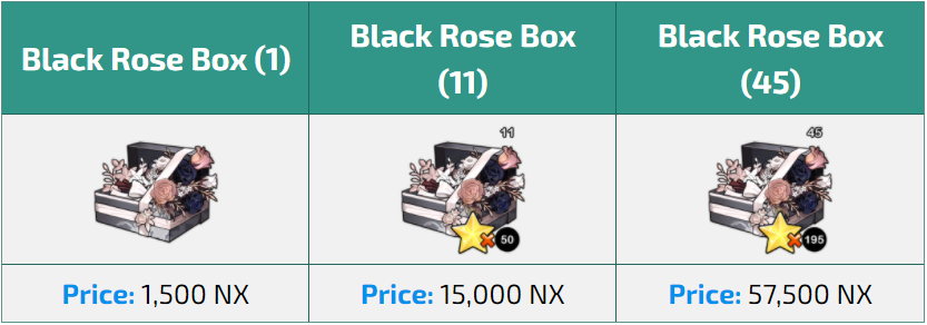 [Venta] Black Rose Box Gacha10