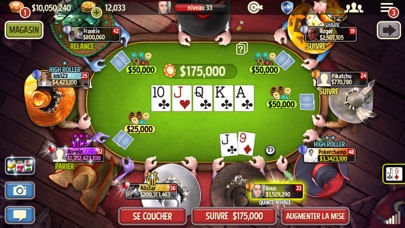 Les Tables de Governor of Poker