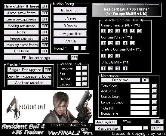 Re4 trainer + 36 Re4_tr10