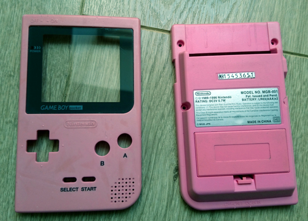 Renover Game Boy Pocket rose : retrobright sur autre chose que du blanc Dsc_1111