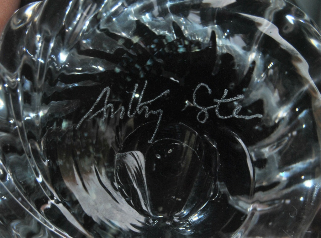 Vases et objet en verre soufflé d'Anthony Stern C_312