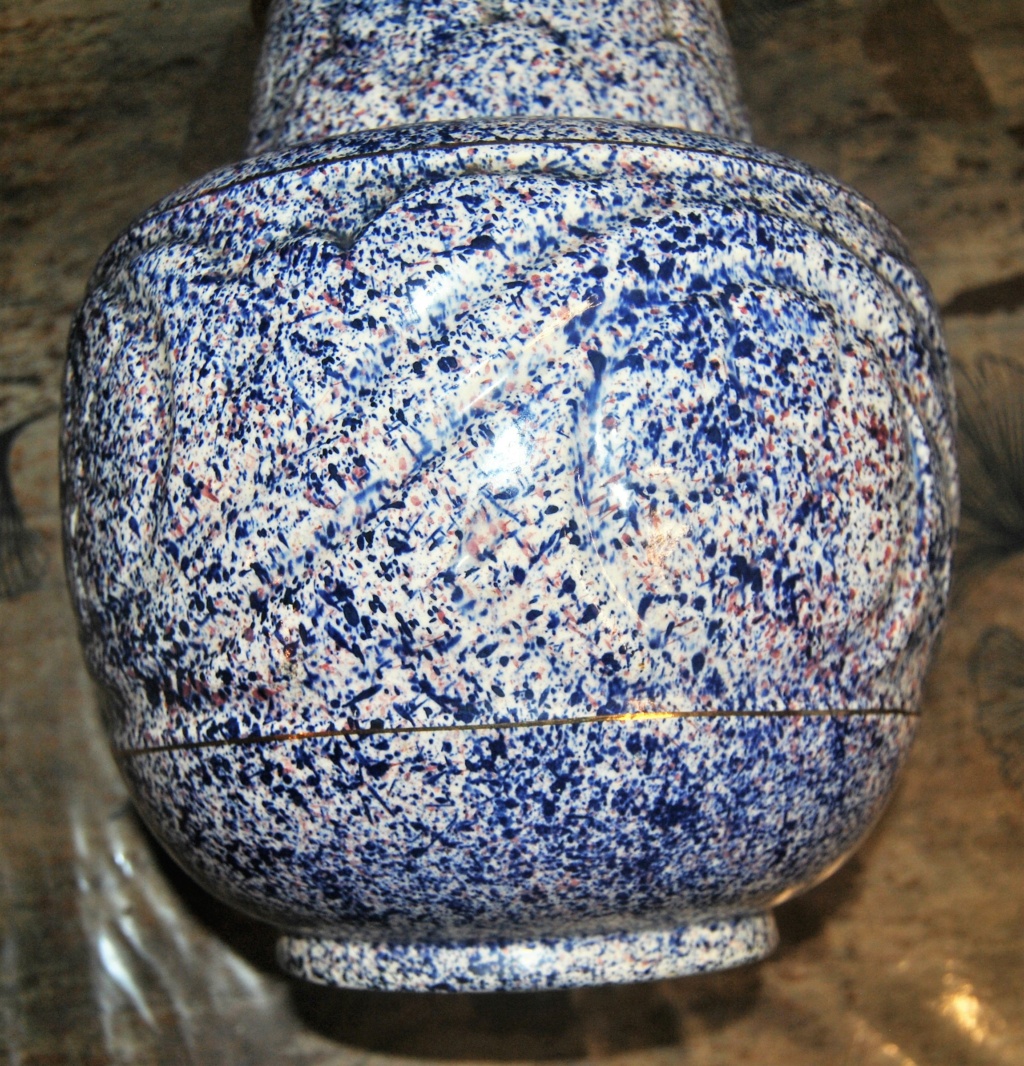 Vase art deco en céramique émil moucheté marqué "céramiqueartisananle" et CCD ? à identifier Dsc_0036