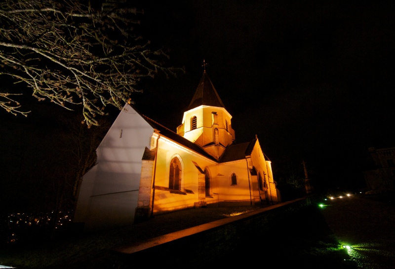 église à la nuit. St_ber12