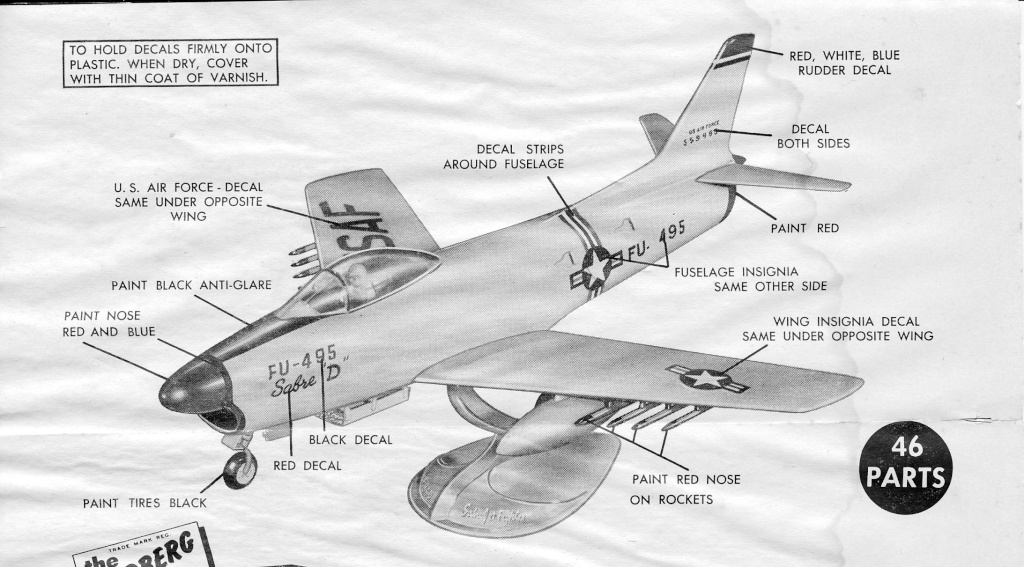 [Lindberg] North American F-86D Sabre (avant 1955) (1ère partie) Img_0206