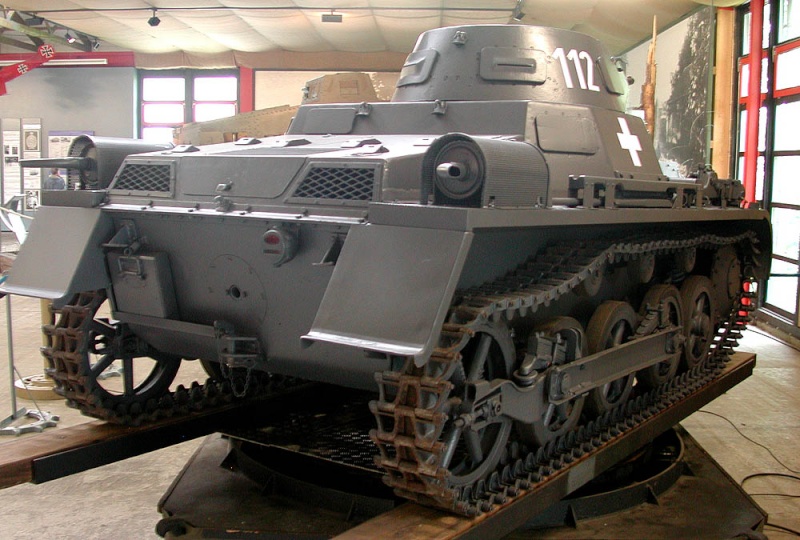 PzKpfw I Ausf A - Munster - Panzer Museum - DE Dscn1526
