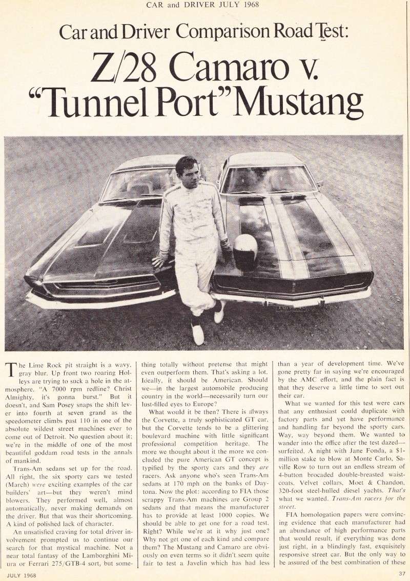 1968 Mustang tunnel port test 68tpmu10