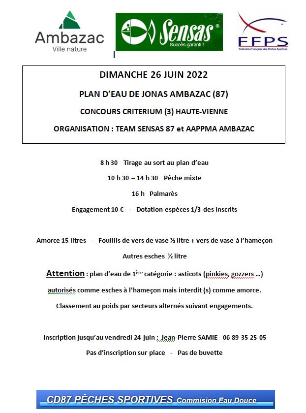 La pêche de compétition est elle finie ?  - Page 3 Ambaza10