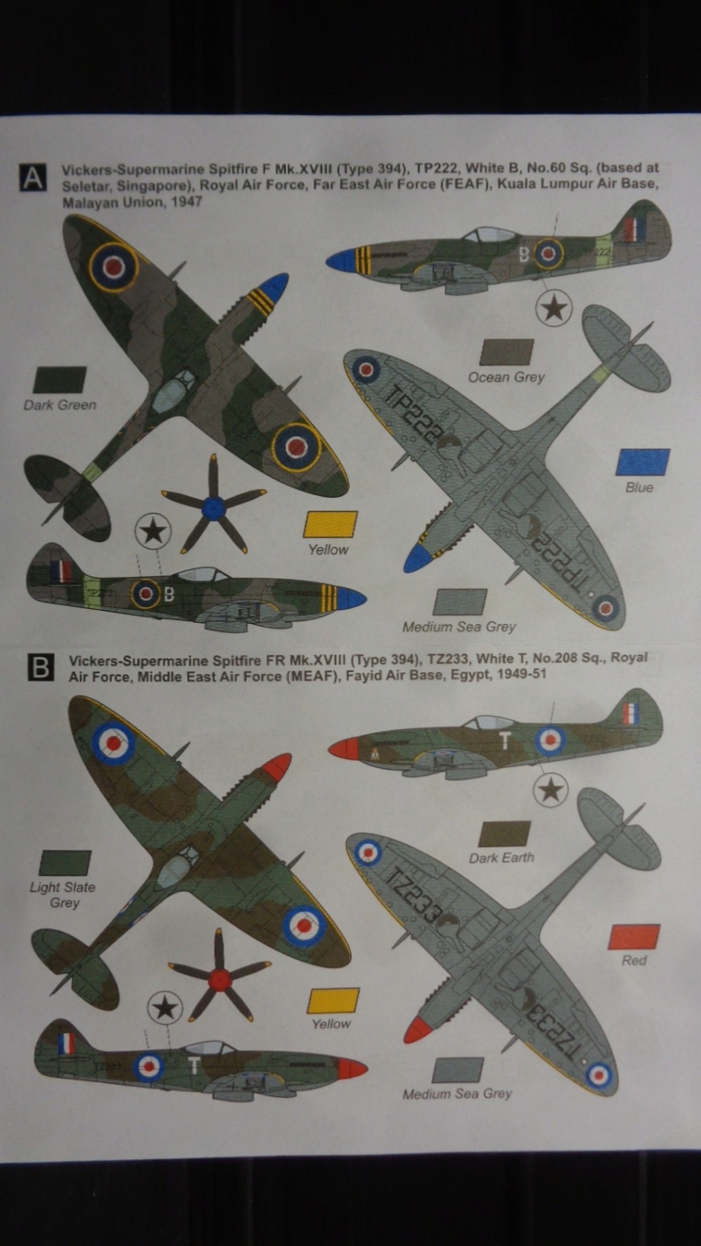 [MARK I MODELS] SUPERMARINE SPITFIRE F/FR MK XIV et F/FR MK XVIII 1/144ème Réf MKM14489 & MKM14491 Dsc07527