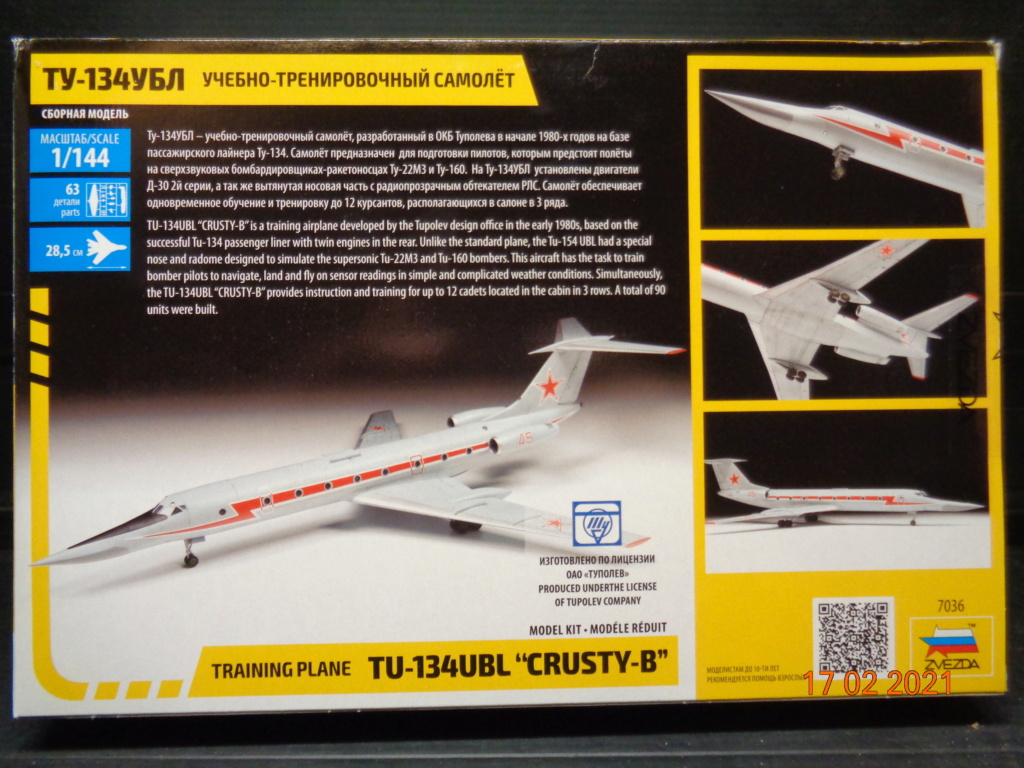 [Zvezda] Tupolev Tu 134 UBL " CRUSTY-B" Dsc08451