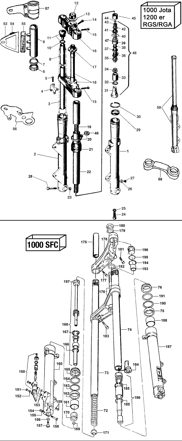 Cache latéral Laverda 1000-610