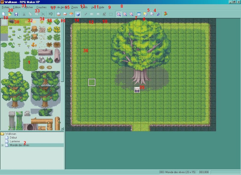 tape 1: Dbut dans RPG Maker Screen10