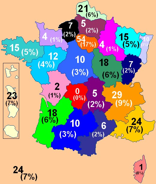 Stat : Les Français aux JO en chiffre ! 1ère partie Carte11