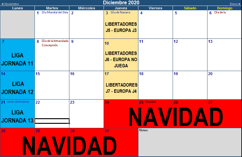 CALENDARIO OFICIAL 2020-2021 Dic10