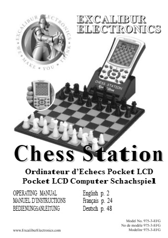 Excalibur Chess Station Ecs10