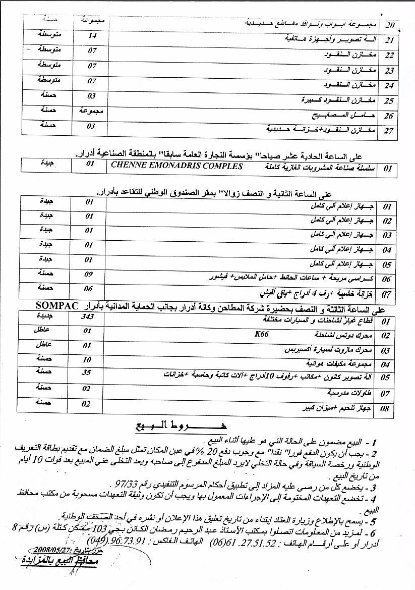 اعلان عن بيع بالمزاد العلني بادرار 14/06/2008 Page_012