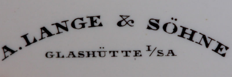 savonnette A.Lange & Söhne Site112