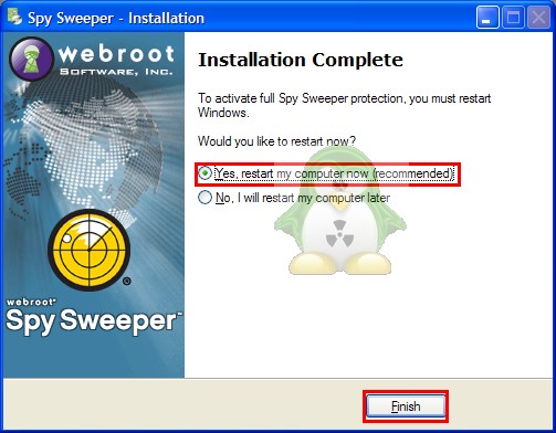 tuto Spy Sweeper (Webroot®) Spy1310