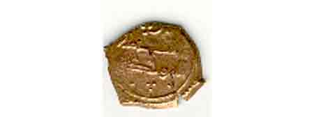 Dinar de Almamun de Toledo 435-467H Taifa-10