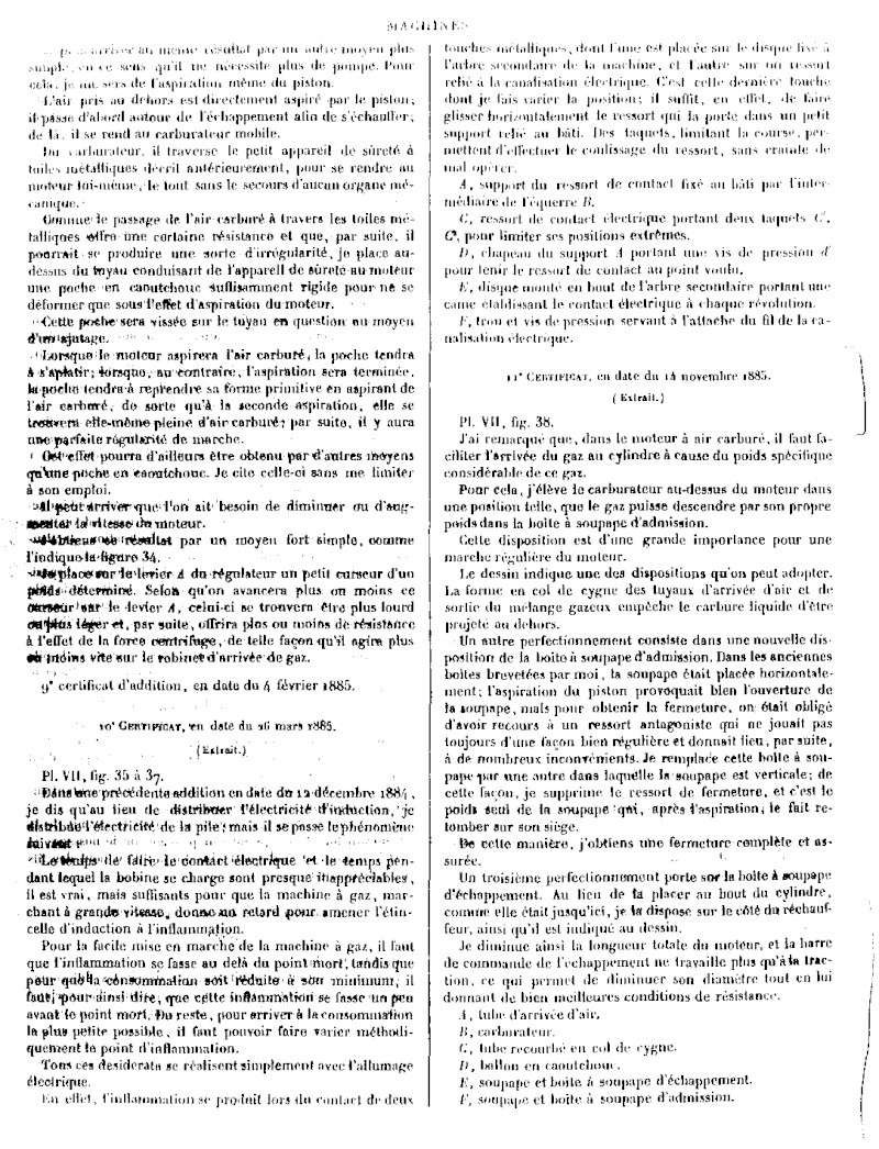 moteur Lenoir - Page 2 Brevet14