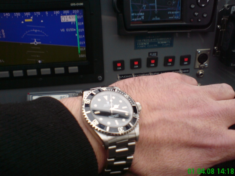 SUB "Flieger"  (Rolex inside) Dsc01412