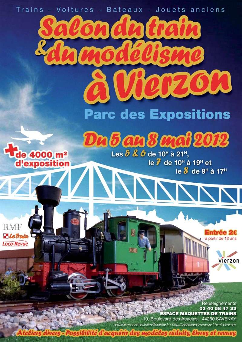 Salon du train Vierzon du 5 au 8 mai 2012 Affich10
