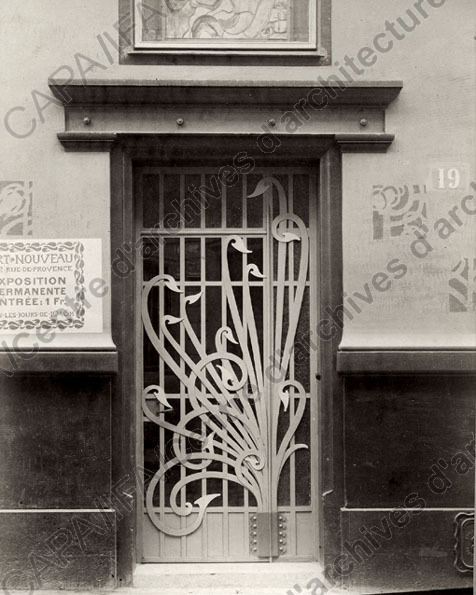 La maison de l'Art Nouveau - Maison Bing - Paris 1895 - 1905 Frapn011