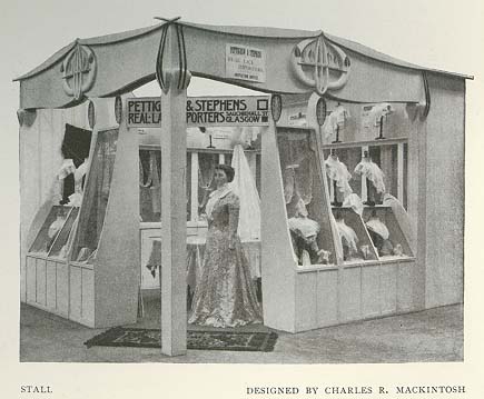 Charles Rennie Mackintosh - stall design for the Glasgow International Exhibition Paaf1910