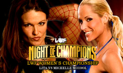 NIGHT OF CHAMPIONS . LWF WOMENS CHAMPIONSHIP - Lita (c) vs Michelle McCool Night_11