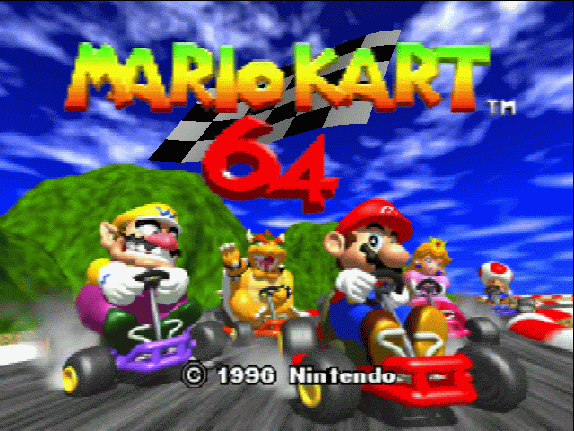 mario kart review +juego N64-ma10