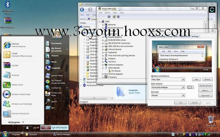 آخر نسخة على الإطلاق Vista Transformation Pack 8.0.1 لتحويل الـ Xp العادي إلى Vista Deskto10