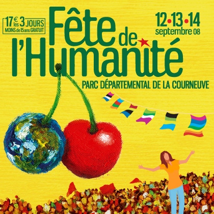 Fête de l'Humanité 2008 Logo_f10