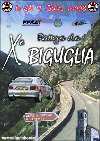 Rallye auto de Biguglia, Bastia, Haute-Corse, France Affich11