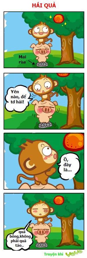 Truyện tranh khỉ YoYo & KiKi dễ thương, kute Bl121210