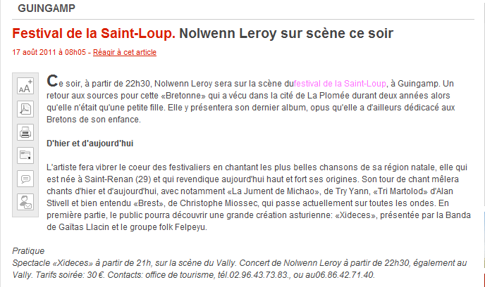  {Festival} Saint Loup (Guingamp)  ( 22 )- 17 Août 2011 Captur16