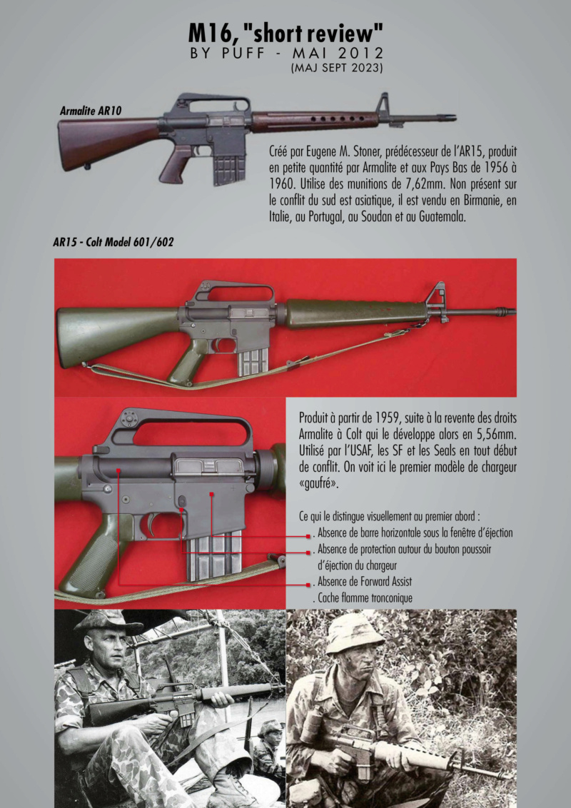 M16 : les différents modèles et leur identification rapide (MAJ Sept 2023) M16_re12