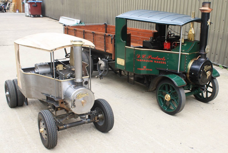 Latest 6" Foden next to the 4.5" Foden Foden611