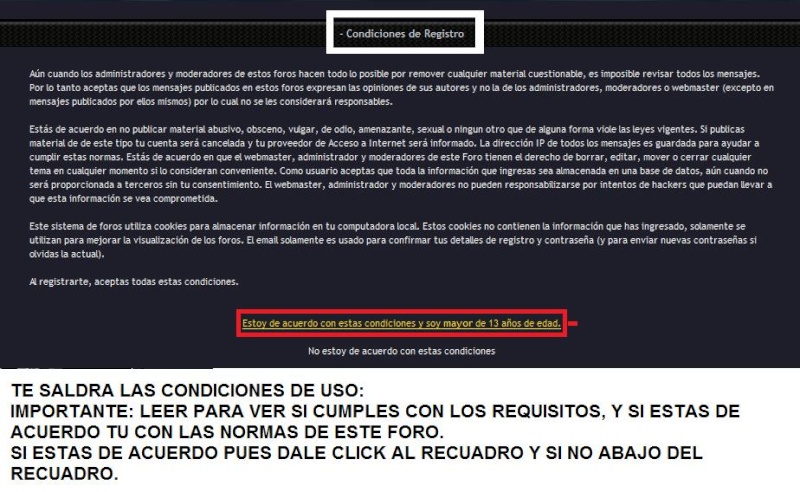 TUTORIAL PARA REGISTRARSE EN EL FORO 1211