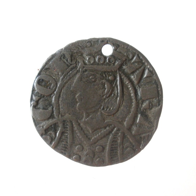 Dinero de Jaime II de Aragón. (1291-1327). P6030116