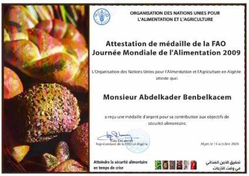 K.Benbelkacem élu meilleur chercheur de l'année par la FAO Ain_m_34