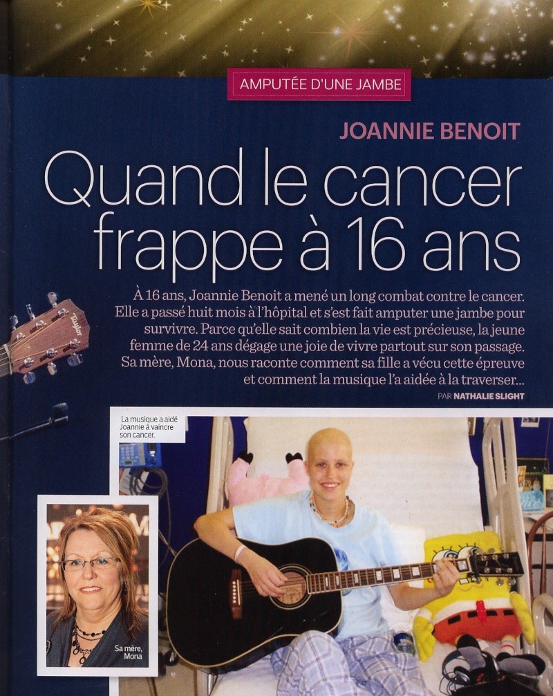 Joannie Benoît - Quand le cancer frappe à 16 ans Star211