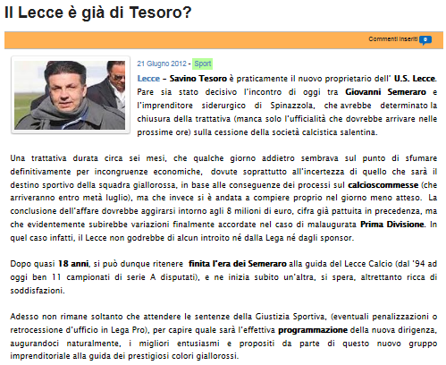 CALCIOMERCATO ESTIVO US LECCE (ESTATE 2012) - Pagina 6 Cattur13