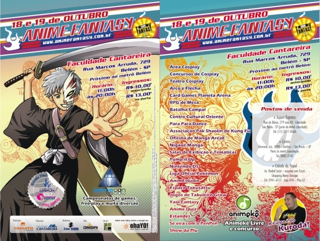 Anime Fantasy (Evento) 2008 Flyer11
