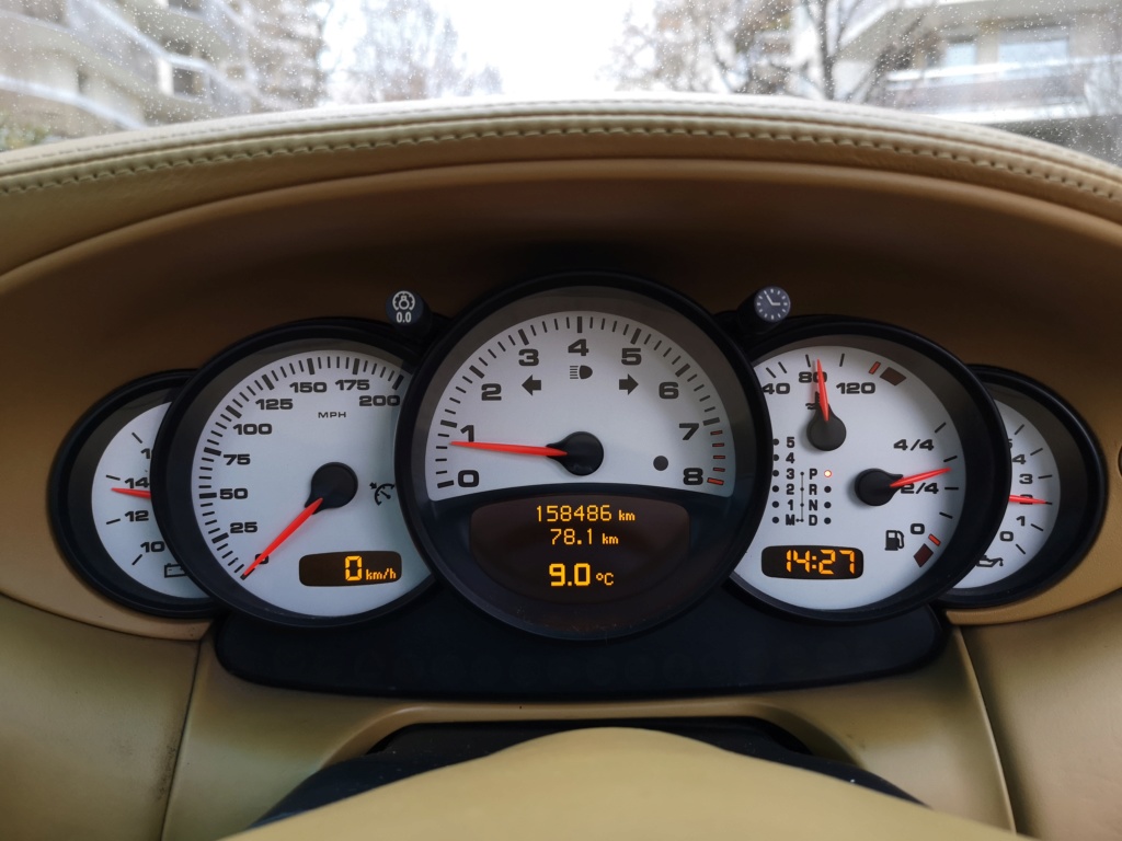 Vente de ma 996 Targa RHD de 2002, 158500kms. Prix "à la carte" ;-) 996-510