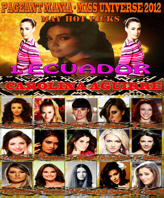 *** Miss Universe 2012  -  Final Hot Picks *** - Page 4 May10