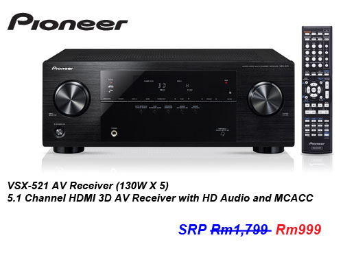 Pioneer VSX-521 AV receiver Pionee14