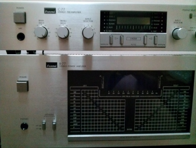 Sansui power & pre amplifier (Used) Imag0046